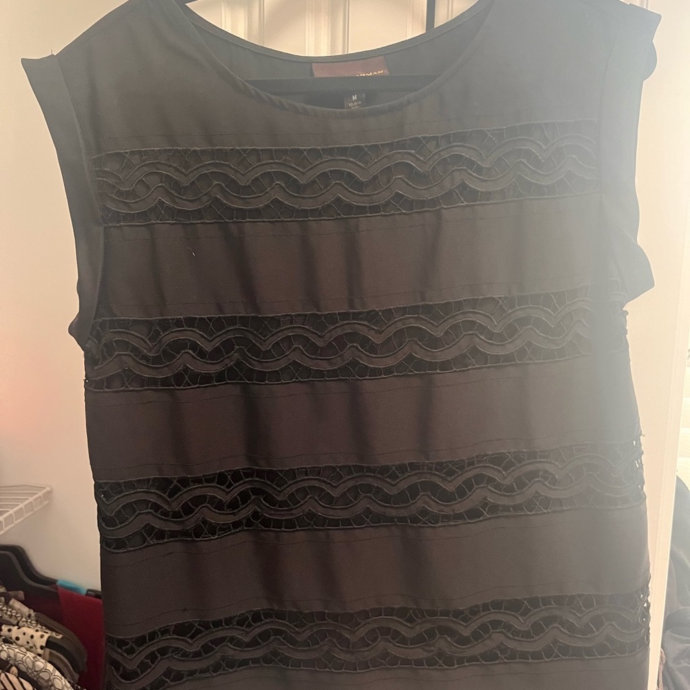 Black Top- Size Medium- worn once or twice. Great condition.